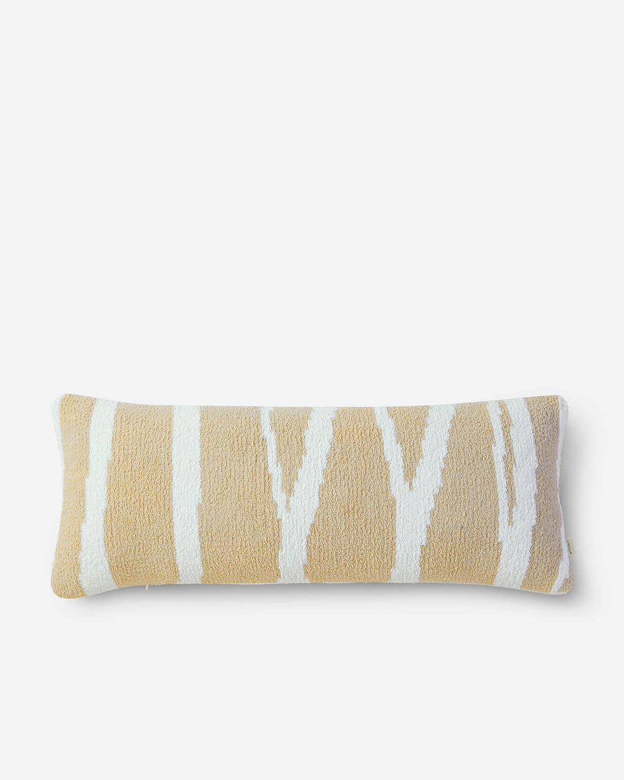 Woodland Lumbar Pillow Sahara Tan - Off White