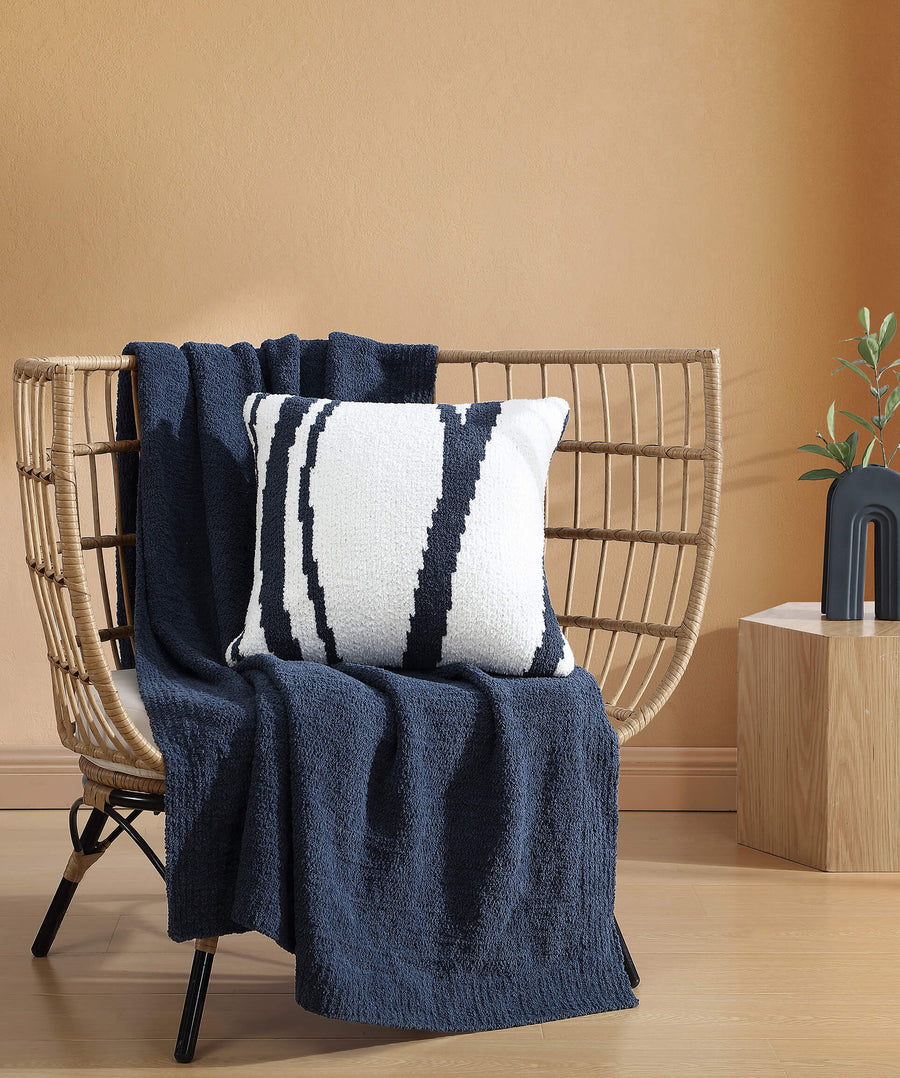 Woodland Throw Pillow Midnight