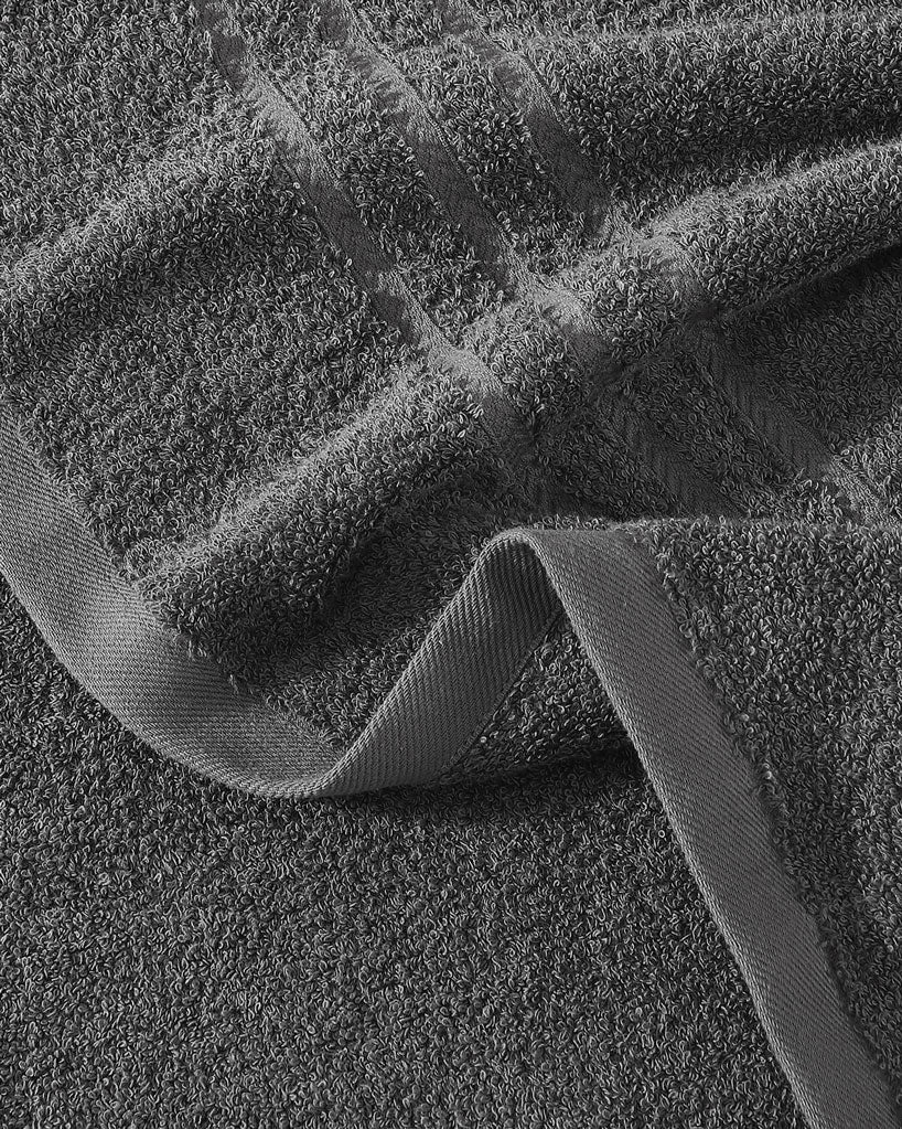 Plush Towel Set Charcoal