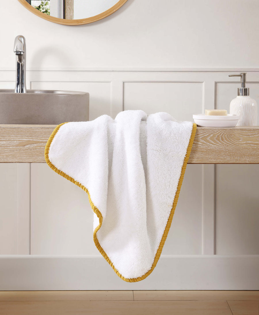 Porto Towel Set White / Gold