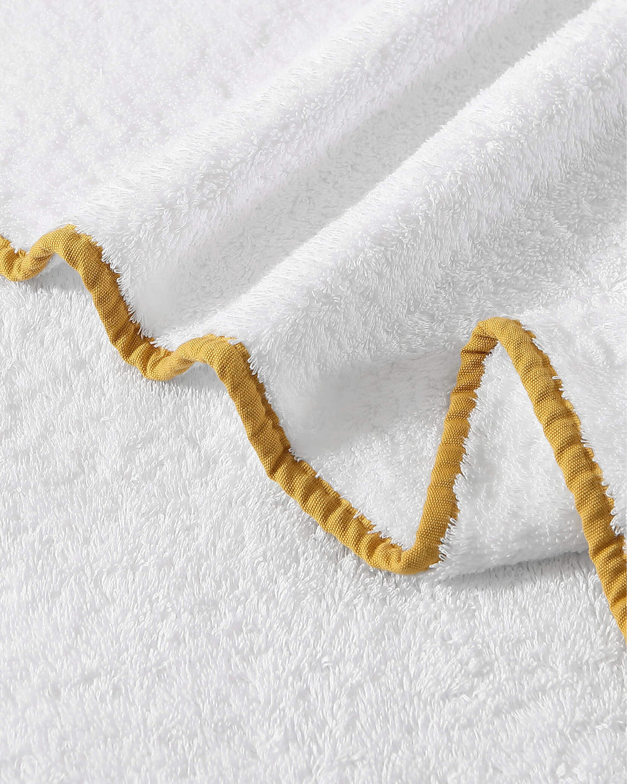 Porto Towel Set White / Gold
