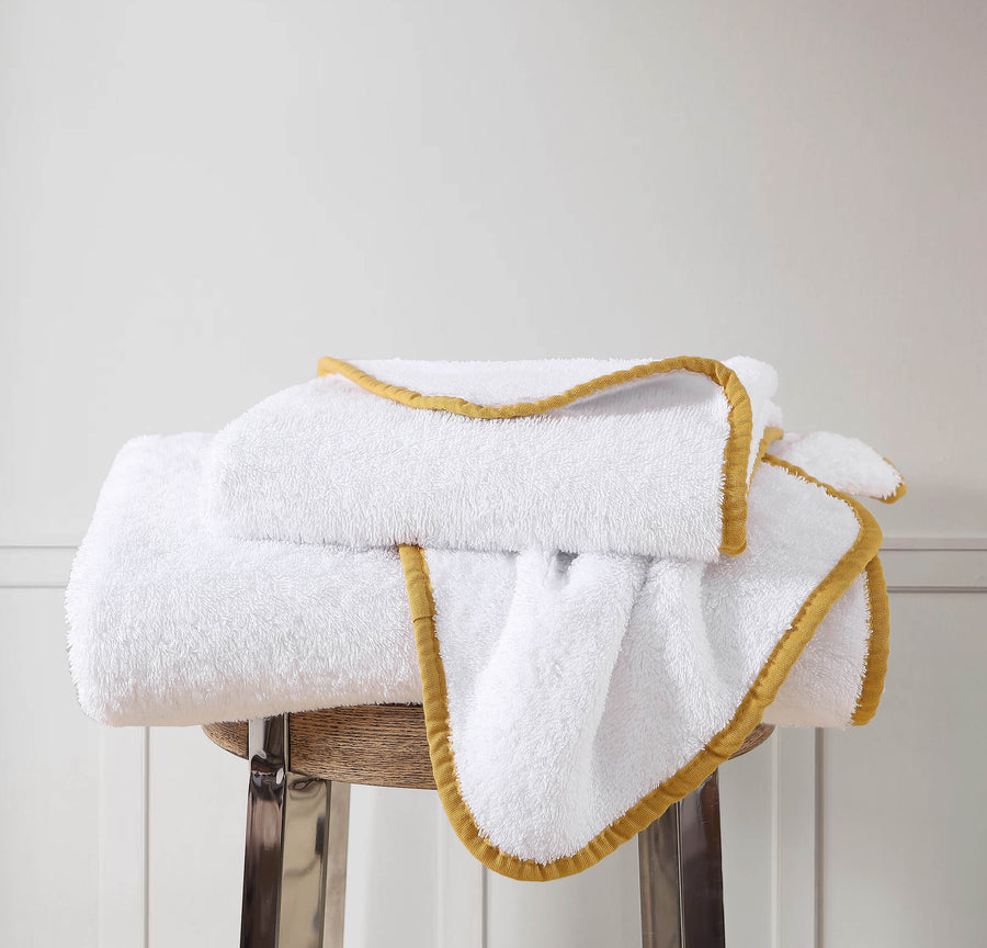 Porto Towel Set White / Gold