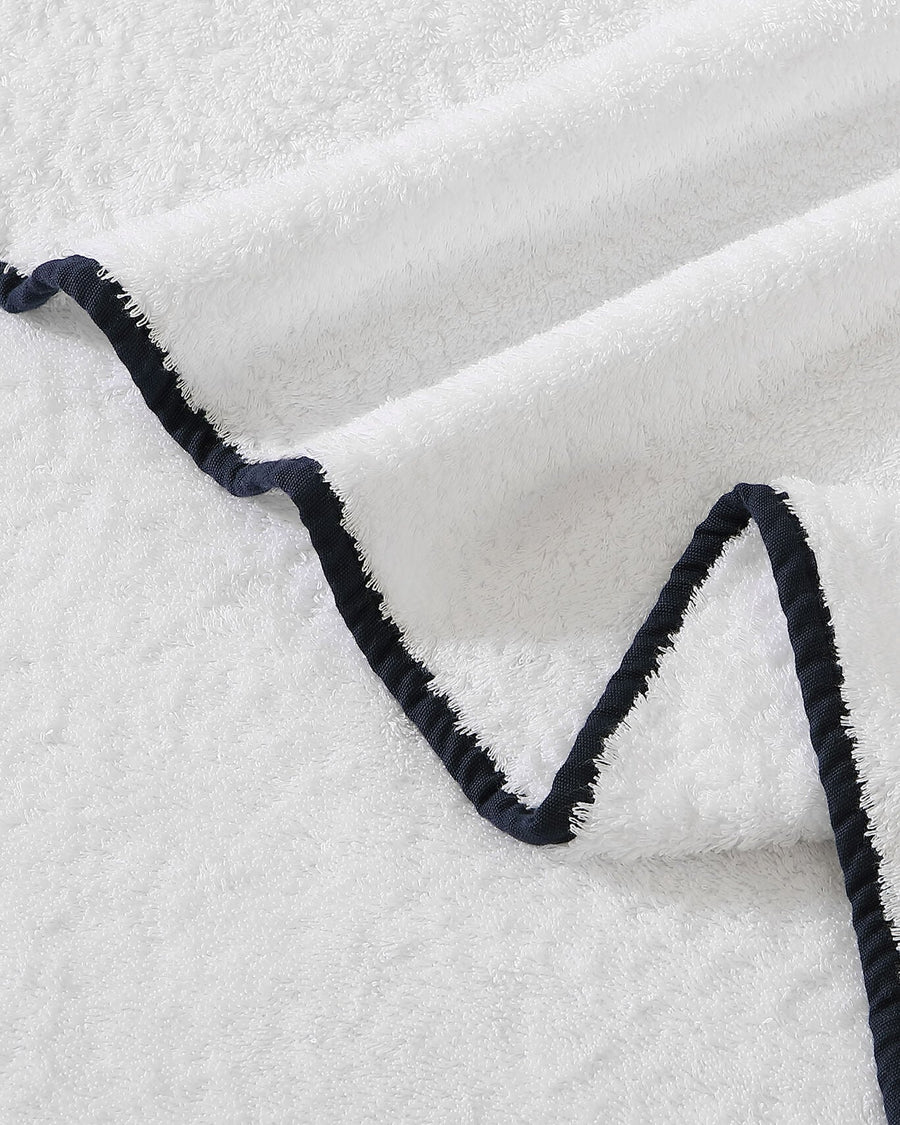 Porto Towel Set White / Oxford Blue
