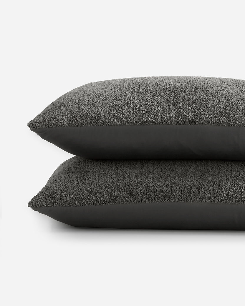 Snug + Bamboo Sham Set Granite