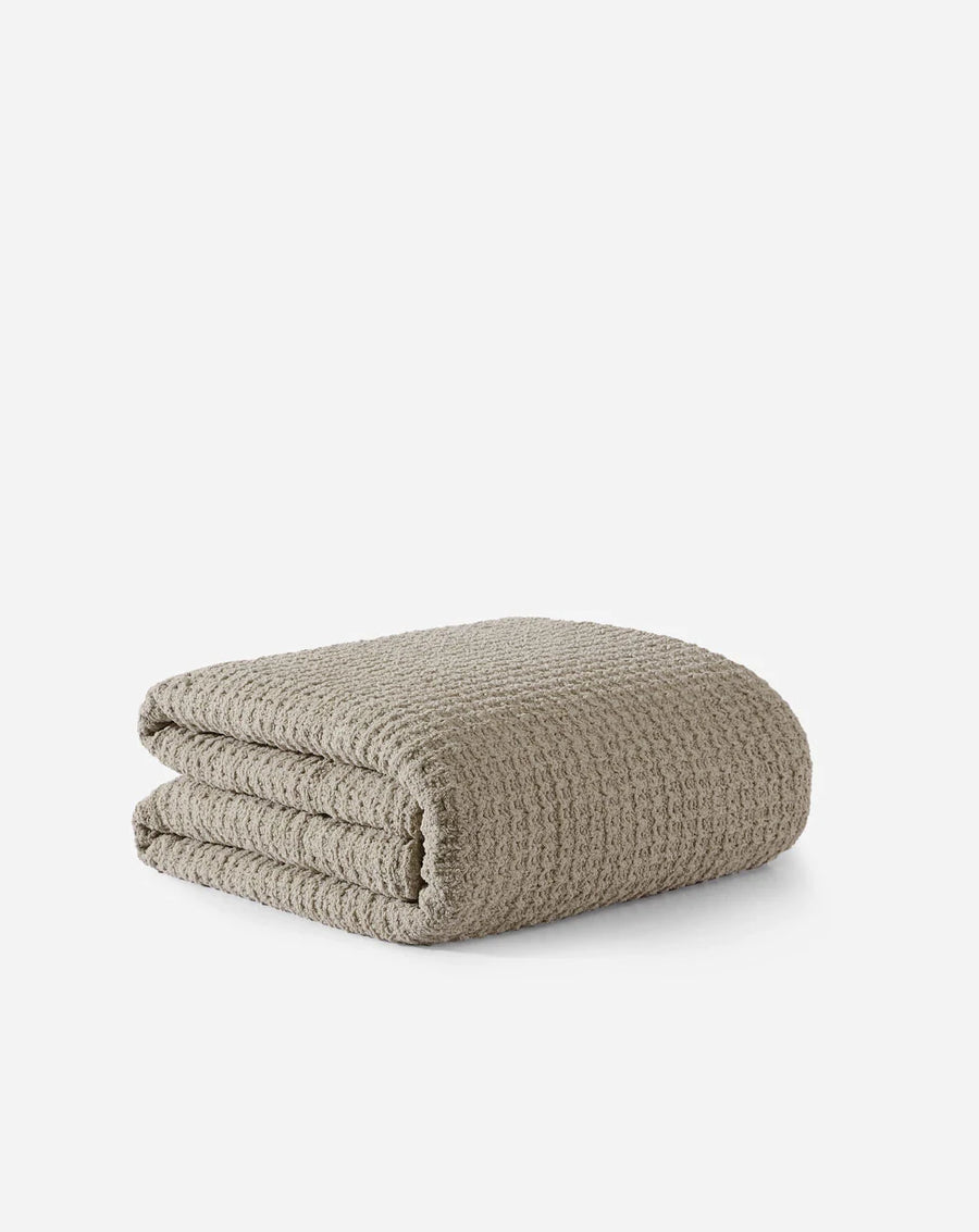 Snug Waffle Comforter Taupe